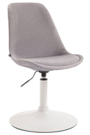 Esszimmerstuhl im modernen Samtdesign mit Drehfunktion und verstellbarer Höhe