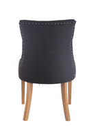 2er Set Esszimmerstühle mit Stoffbezug  Moderne Küchenstühle mit Rückenlehne für Esszimmer & Küche