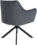 Premium Esszimmerstuhl mit Samtbezug Einzelstuhl Moderne Designerstuhl mit Metallgestell für Küche & Esszimmer