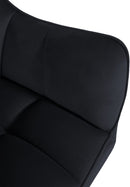 Premium Esszimmerstuhl mit Samtbezug Einzelstuhl Moderne Designerstuhl mit Metallgestell für Küche & Esszimmer