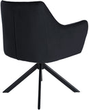 Premium Esszimmerstuhl mit Samtbezug Einzelstuhl Moderne Designerstuhl mit Metallgestell für Küche & Esszimmer