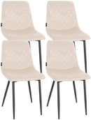 4er Set Stühle Telde Samt