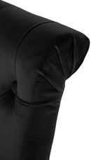 Eleganter Esszimmerstuhl mit Samtbezug bequemer Polsterstuhl in verschiedenen Farben