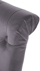 Eleganter Esszimmerstuhl mit Samtbezug bequemer Polsterstuhl in verschiedenen Farben