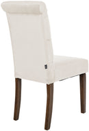 Eleganter Esszimmerstuhl mit Samtbezug bequemer Polsterstuhl in verschiedenen Farben