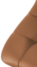 4er-Set Esszimmerstühle, Steppmuster, Metallgestell