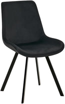 Eleganter Esszimmerstuhl mit Samtbezug und 360-Grad-Drehfunktion