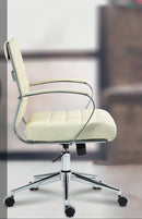 Bürostuhl mit Armlehnen Höhenverstellbarer Schreibtischstuhl Drehstuhl mit Rollen für Homeoffice & Büro