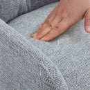 2er-Set Esszimmerstühle  Stoff, 180° drehbar, gepolstert