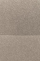 Esszimmerstuhl drehbar mit Armlehnen Teddystoff gepolstert Metallgestell 120 kg belastbar