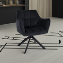 Premium Esszimmerstuhl mit Samtbezug Einzelstuhl Moderne Designerstuhl mit Metallgestell für Küche & Esszimmer