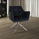 Premium Esszimmerstuhl mit Samtbezug Einzelstuhl Moderne Designerstuhl mit Metallgestell für Küche & Esszimmer