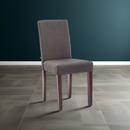 Esszimmerstuhl mit Stoffbezug und hoher Rückenlehne für optimalen Sitzkomfort