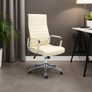 Modernster Bürostuhl aus Echtleder