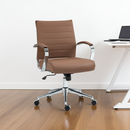 Bürostuhl mit Armlehnen Höhenverstellbarer Schreibtischstuhl Drehstuhl mit Rollen für Homeoffice & Büro