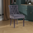 Esszimmerstuhl mit Samtbezug Eleganter Komfort in Verschiedenen Farben