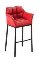 Barhocker Damaso Kunstleder mit 4-Fuß Gestell