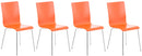 4er-Set  Wartezimmerstuhl PEPE