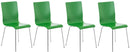 4er-Set  Wartezimmerstuhl PEPE