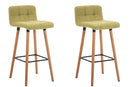 2er Set Barhocker Lincoln Stoff
