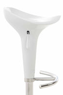 Barhocker Höhenverstellbarer Hocker mit Sattelsitz Mit Fußstütze Für Kücheninsel Retro-Look