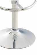 Barhocker Höhenverstellbarer Hocker mit Sattelsitz Mit Fußstütze Für Kücheninsel Retro-Look