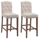 2er Set Barhocker Louise Stoff