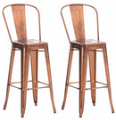 2er Set Barhocker Aiden Metall