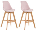 2er Set Barhocker Cannes Samt