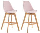 2er Set Barhocker Cannes Samt
