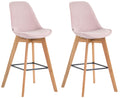 2er Set Barhocker Metz Samt
