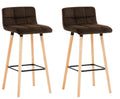 2er Set Barhocker Lincoln Samt