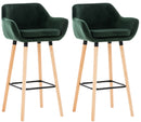 2er Set Barhocker Grant Samt