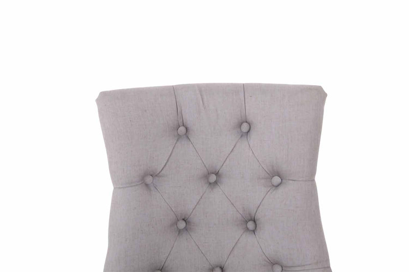 2er Set Esszimmerstühle mit Stoffbezug  Moderne Küchenstühle mit Rückenlehne für Esszimmer & Küche