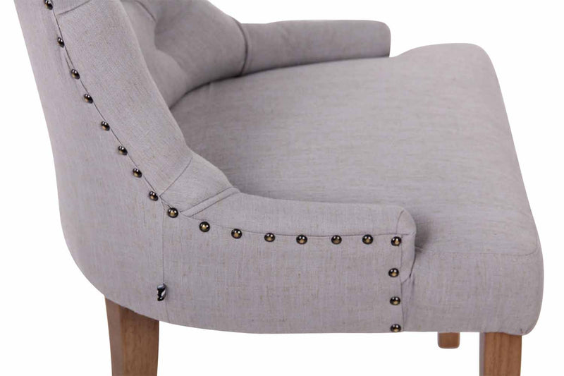 2er Set Esszimmerstühle mit Stoffbezug  Moderne Küchenstühle mit Rückenlehne für Esszimmer & Küche
