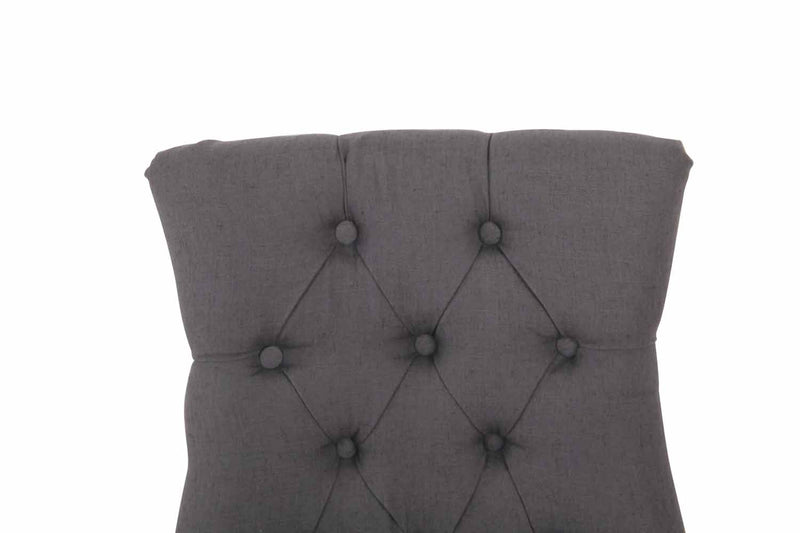 2er Set Esszimmerstühle mit Stoffbezug  Moderne Küchenstühle mit Rückenlehne für Esszimmer & Küche