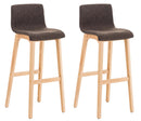 2er Set Barhocker Hover Stoff Natura
