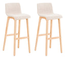 2er Set Barhocker Hover Stoff Natura