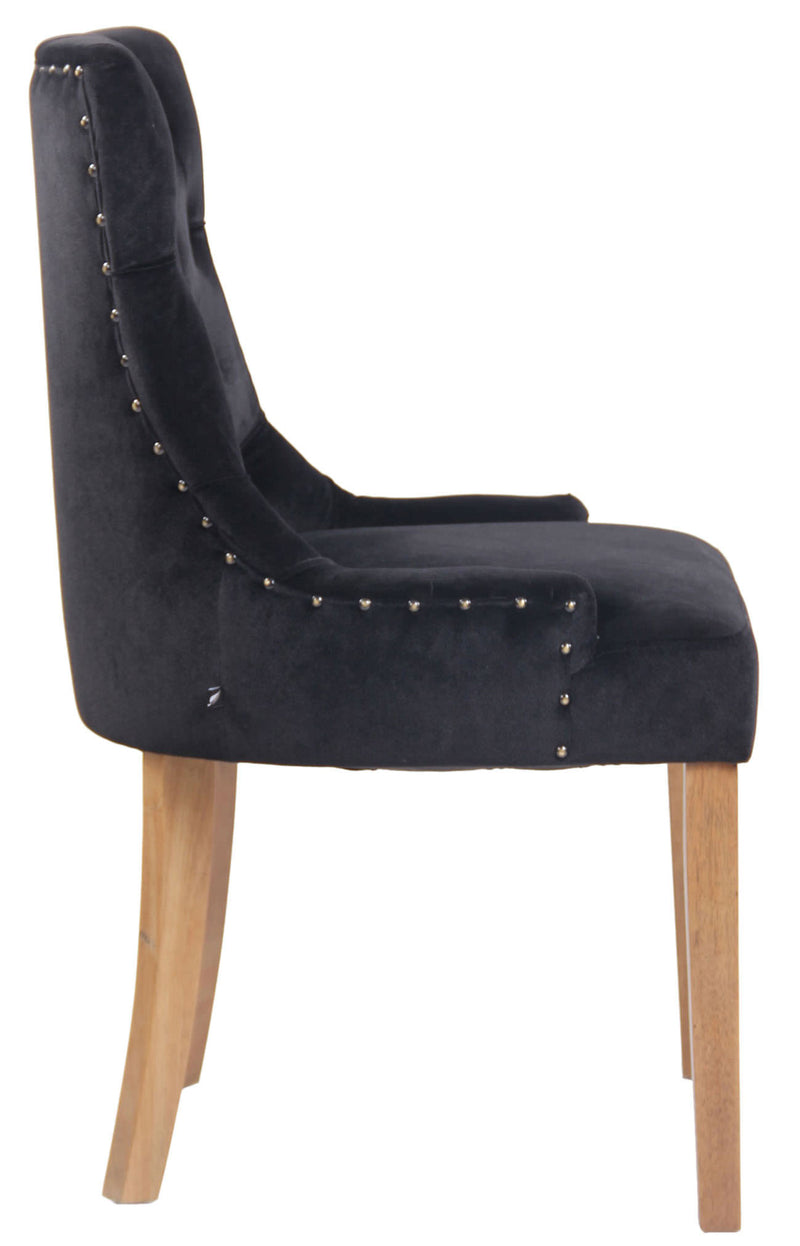 Premium 4er Set Esszimmerstühle mit Samtbezug, modern, 4 Stühle für Küche & Esszimmer Hochwertige Holzgestelle Designerstuhl