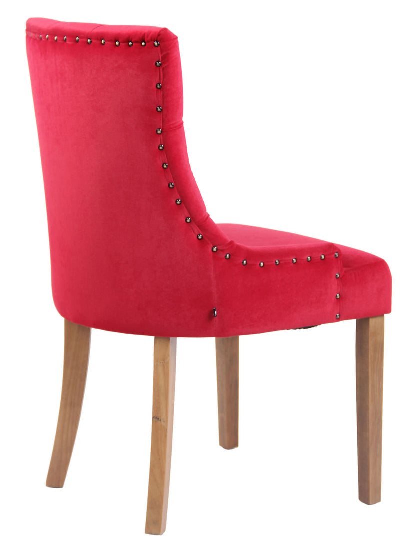 Premium 4er Set Esszimmerstühle mit Samtbezug, modern, 4 Stühle für Küche & Esszimmer Hochwertige Holzgestelle Designerstuhl