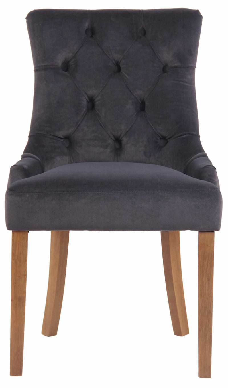 Premium 4er Set Esszimmerstühle mit Samtbezug, modern, 4 Stühle für Küche & Esszimmer Hochwertige Holzgestelle Designerstuhl