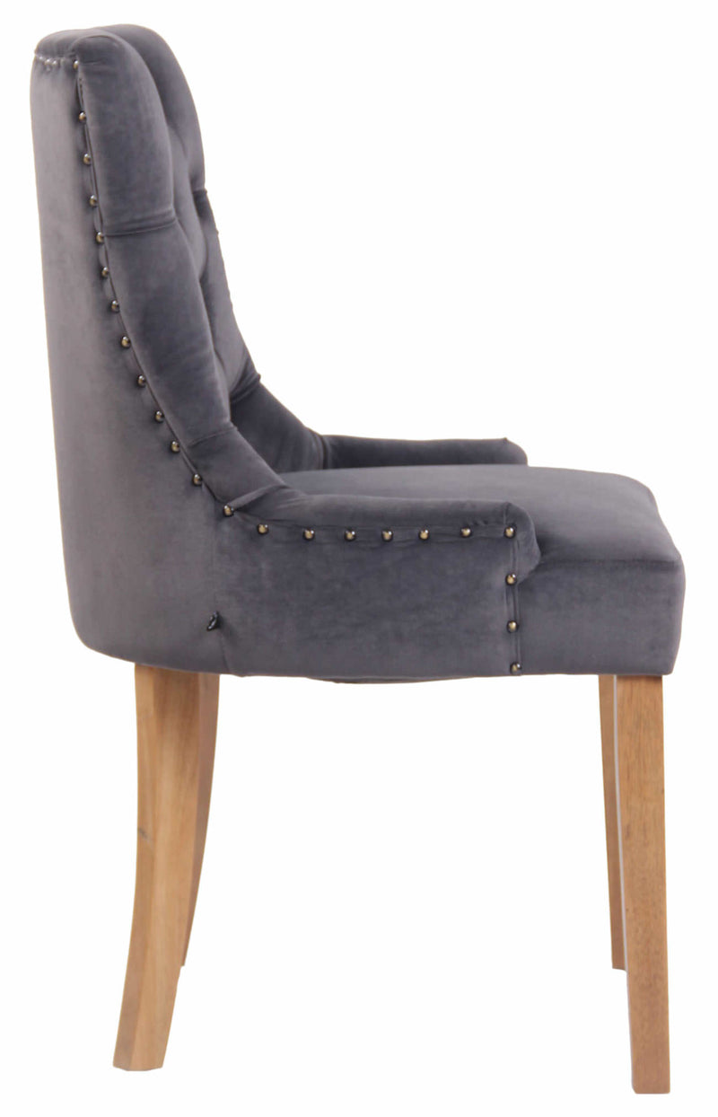 Premium 4er Set Esszimmerstühle mit Samtbezug, modern, 4 Stühle für Küche & Esszimmer Hochwertige Holzgestelle Designerstuhl