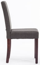 Esszimmerstuhl mit Stoffbezug und hoher Rückenlehne für optimalen Sitzkomfort