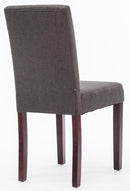 Esszimmerstuhl mit Stoffbezug und hoher Rückenlehne für optimalen Sitzkomfort