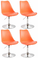 4er Set Esszimmerstühle Maverick Kunststoff