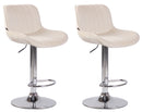 2er Set Barhocker Lentini Samt