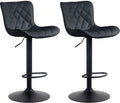 2er-Set Barhocker Gepolstert, drehbar, höhenverstellbar für Theke & Tresen