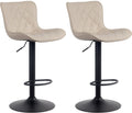 2er-Set Barhocker Gepolstert, drehbar, höhenverstellbar für Theke & Tresen