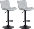 2er-Set Barhocker Gepolstert, drehbar, höhenverstellbar für Theke & Tresen