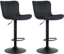 2er-Set Barhocker Gepolstert, drehbar, höhenverstellbar für Theke & Tresen